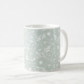 Mug Peony Et Anemone Illustrent Floral (Devant droit)