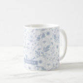 Mug Peony Et Anemone Illustrent Floral (Devant droit)
