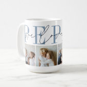 Mug Pepaw We Love You 4 Photo Collage (Devant gauche)