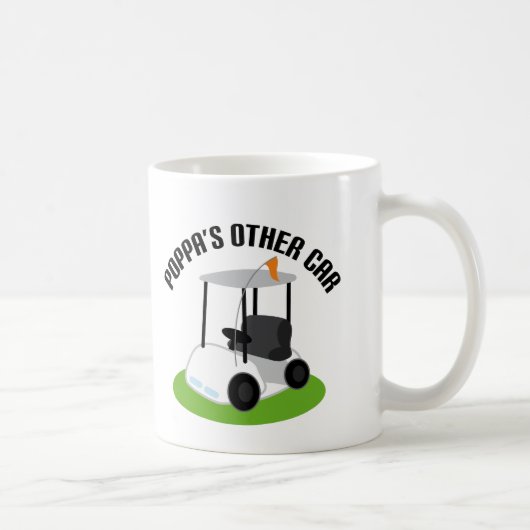 Mug Pépères l'autre voiture (chariot de golf) (Droite)