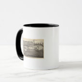 Mug Pépinière et maisons vertes de A Hance & Son (Devant gauche)