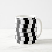 Mug Pepita Apparemment Parallel Optical Print (Devant droit)