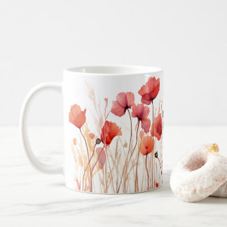 Mug Pépites à l'aquarelle artificielle avec des coquel