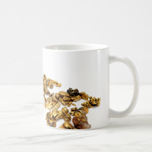 Mug Pépites d'or sur le blanc