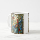 Mug Pépites en chef rouges en verre tendu au lever du (Devant gauche)