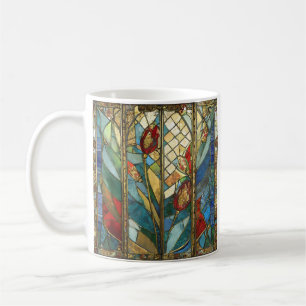 Mug Pépites en chef rouges en verre tendu au lever du