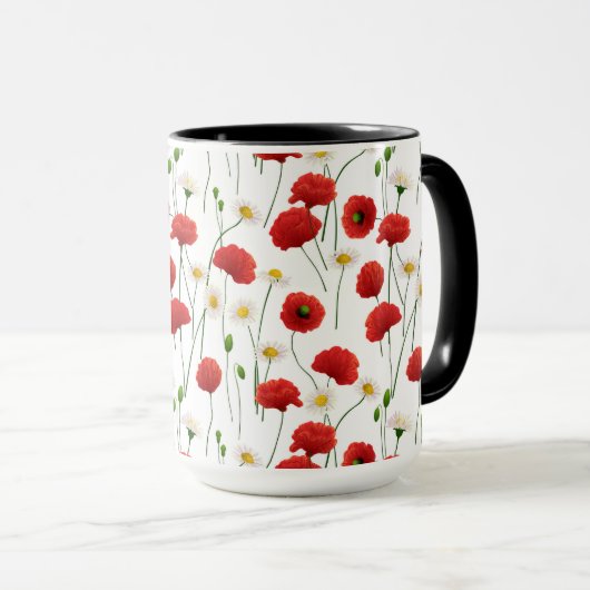 Mug Pépites et marguerites (Devant droit)