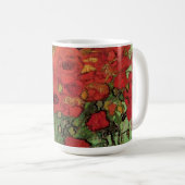 Mug Pépites rouges et marguerites par Vincent Van Gogh (Devant droit)