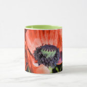 Mug Pépites rouges & Fleurs en pierre Flora Cadeaux d' (Centre)