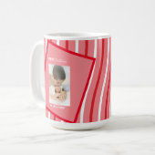 Mug Peppermenthe Arc-en-ciel Photo rose de Noël (Devant gauche)