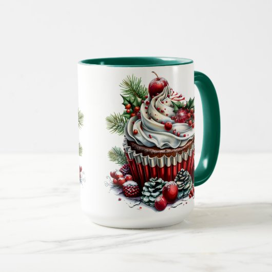 Mug Peppermenthe Cupcakes (Devant droit)