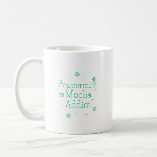 Mug Peppermint Mocha Addict (Monnaie) (Gauche)