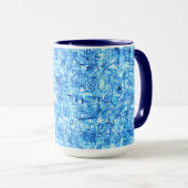 Mug Pequenos entalhes em desenho como à caneta (Devant droit)