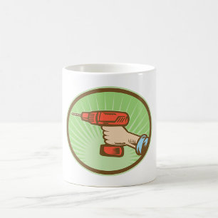 Mug Perceuse électrique sans fil Retro Handyman