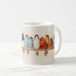 Mug Perche antique des oiseaux Hector Giacomelli