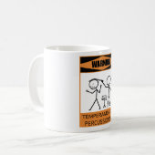 Mug Percussionniste capricieux d'avertissement (Devant gauche)