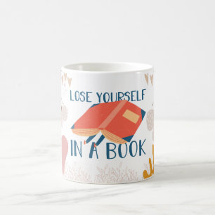Mug perdez-vous dans un livre