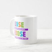 Mug Perdre la grammaire perdue - Drôle erreur orthogra (Devant gauche)