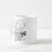 Mug Perdre ma vie Drôle conception de chats (Devant gauche)