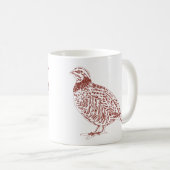 Mug Perdrix (Devant droit)