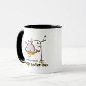 Mug perdrix dans un poirier 1er premier jour Noël (Devant gauche)
