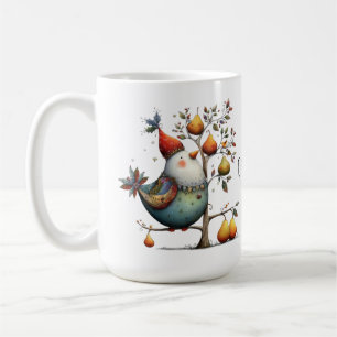 Mug Perdrix Fantaisiste dans un Arbre à Poires Noël 42