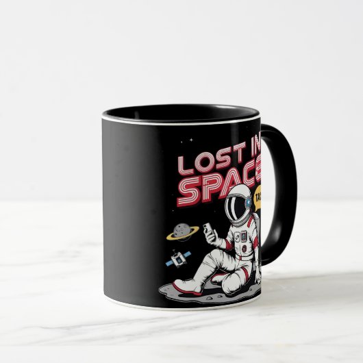 Mug Perdu dans l'astronaute spatial (Devant droit)