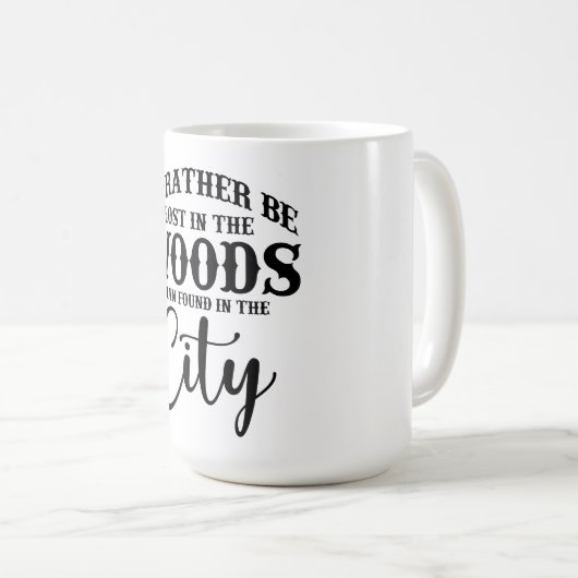 Mug perdu dans les bois (Devant droit)