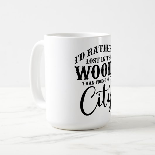 Mug perdu dans les bois (Devant gauche)