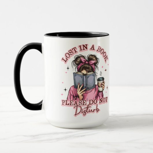 Mug Perdu dans un livre... (Gauche)