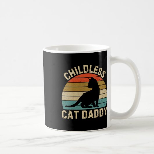 Mug Père à Chat sans Enfants 2024 1 (Droite)