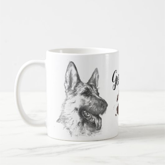 Mug Père berger allemand (Gauche)