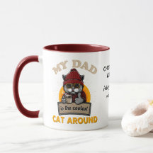 père chat cool personnalisé