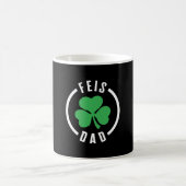 Mug Père Chemise, Feis Papa Trois Leaf Clover Lucky (Centre)