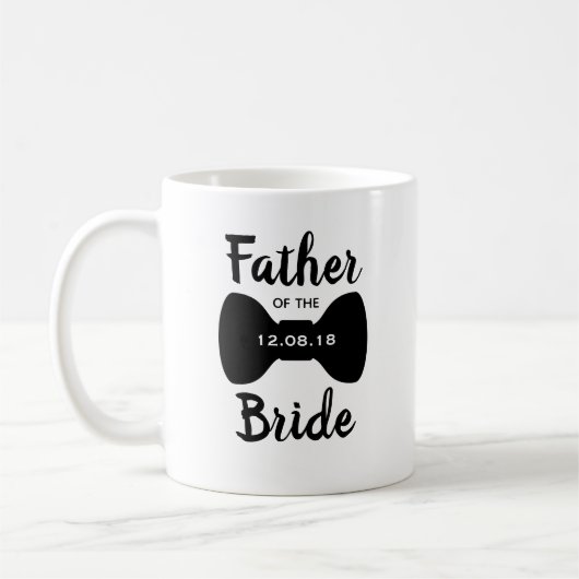 Mug Père classique de la fille Bowtie (Gauche)
