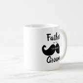 Mug Père classique de la Moustache de la chambre (Devant droit)