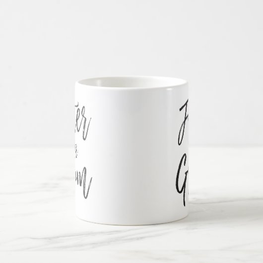 Mug Père de la chambre | Style de script Mariage perso (Centre)