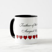 Mug Père de la jeune mariée | épousant (Devant gauche)