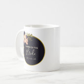 Mug Père de la mariée Floral Blush Aquarelle hiver (Devant gauche)