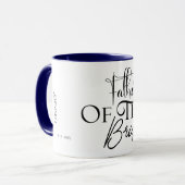 Mug Père de la mariée Flow Script Personnalisé (Devant gauche)