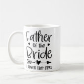 Mug Père de la mariée J'ai aimé son premier mariage Ma (Gauche)