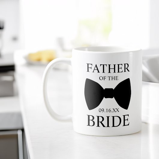 Mug Père de la mariée moderne noeud papillon