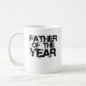 Mug Père de l'année. Fête des pères cadeau (Gauche)