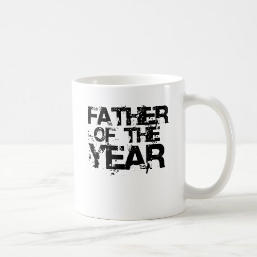 Mug Père de l'année. Fête des pères cadeau (Droite)