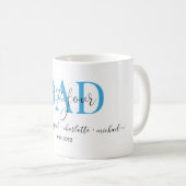 Mug Père de quatre cafeetasse (Devant droit)