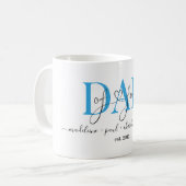 Mug Père de quatre cafeetasse (Devant gauche)