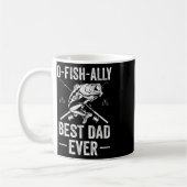 Mug Père drôle poisson B Pêche Père (Gauche)