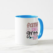 Mug Père du Mariage d'art de mots Groom (Devant droit)