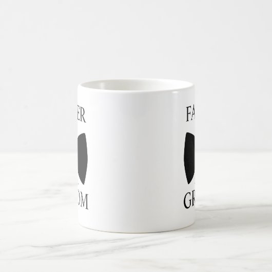 Mug Père du marié moderne cravate (Centre)