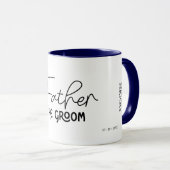 Mug Père du script de flux de la pièce Personnalisé (Devant droit)